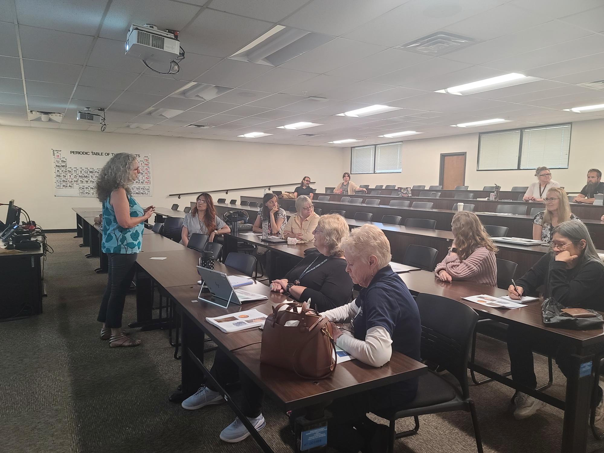 Faculty and instructors Attending a Workshop