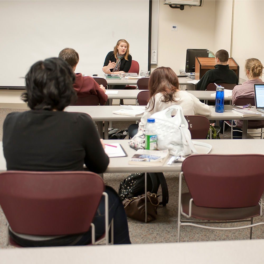 students in the classroom 