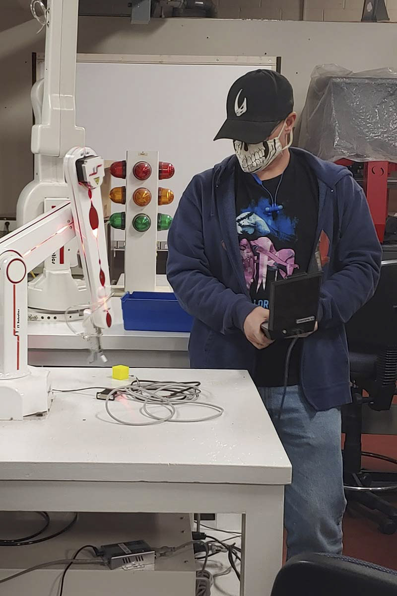 robotics student
