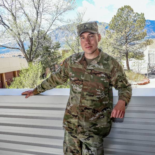 PPSC Student in Military Uniform